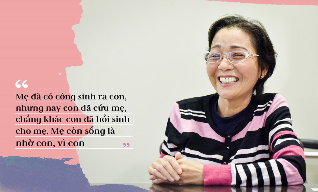 Người mẹ hồi sinh nhờ 2/3 lá gan của con trai