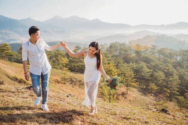 Bộ ảnh cưới lãng mạn của cặp đôi 