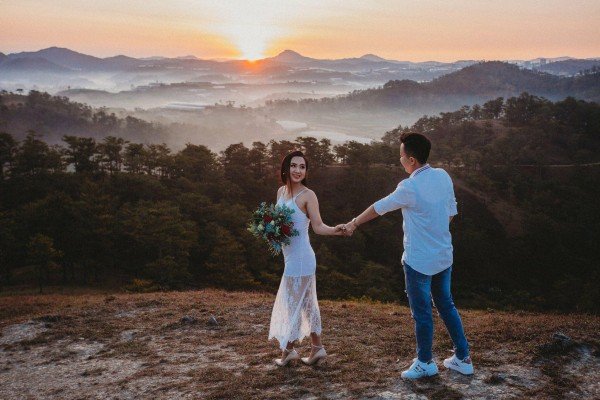 Bộ ảnh cưới lãng mạn của cặp đôi 