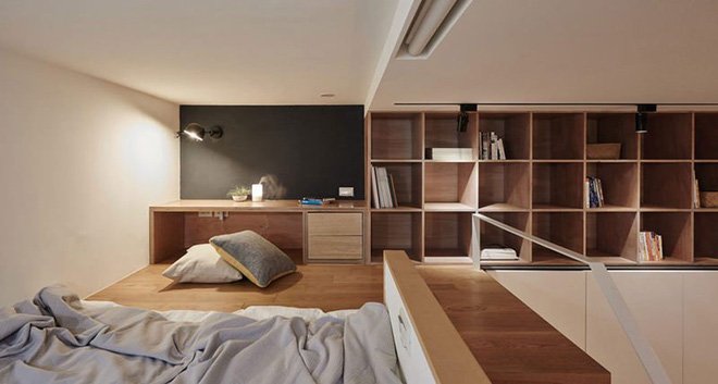 Chỉ 22m² nhưng từng centimet trong căn hộ đều khiến bạn phải trầm trồ vì không thể hợp lý hơn