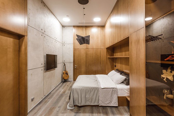 Căn hộ trở nên rộng rãi nhờ thiết kế hợp lý