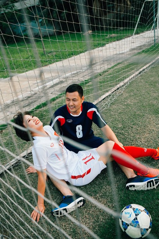 Bộ ảnh cưới cực chất của Quả bóng vàng Việt Nam 2015 gây sốt