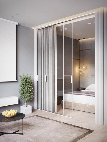 Căn hộ 50m2 có thiết kế sang trọng, đẹp mắt
