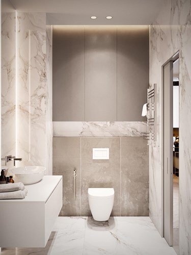 Căn hộ 50m2 có thiết kế sang trọng, đẹp mắt