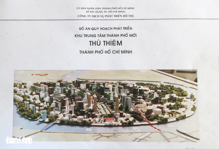 Ông Võ Viết Thanh công bố 13 bản đồ quy hoạch Thủ Thiêm 1/5000