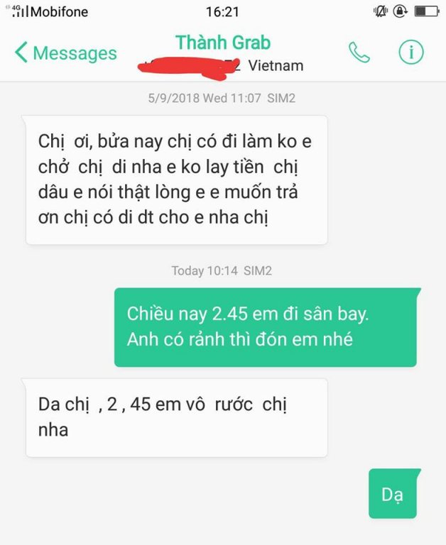 Bạn sẽ thấy ấm áp vô cùng khi đọc câu chuyện của anh tài xế Grabbike 'hào phóng nhất Sài Gòn'