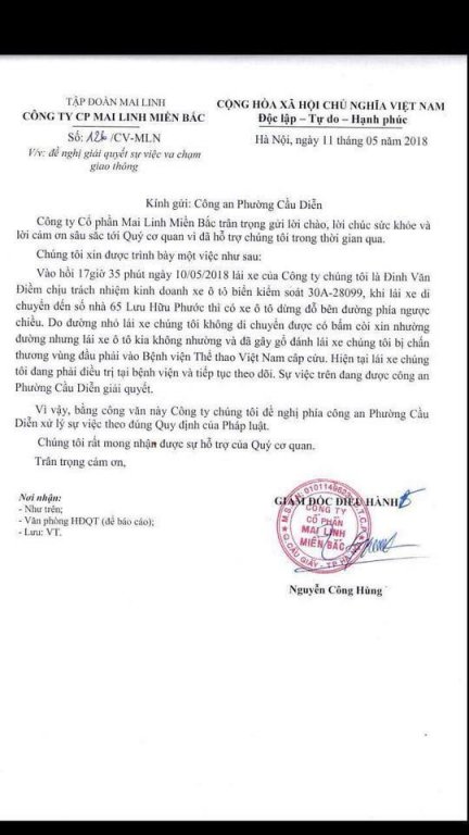 mai-linh-len-tieng-ve-thong-tin-500-anh-em-taxi-tap-trung-o-my-dinh-doi-xu-ke-ngong-nghenh