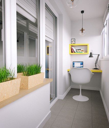 Căn hộ 34 m2 kết hợp phòng khách và phòng ngủ tiện lợi