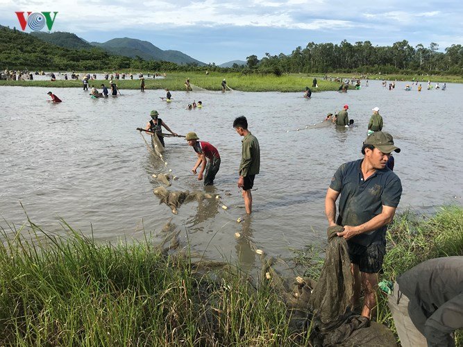 Hàng trăm người đội nắng 