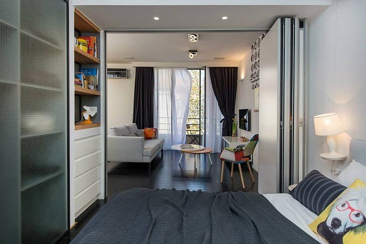 Căn hộ 46 m2 ngập tràn sắc màu hiện đại