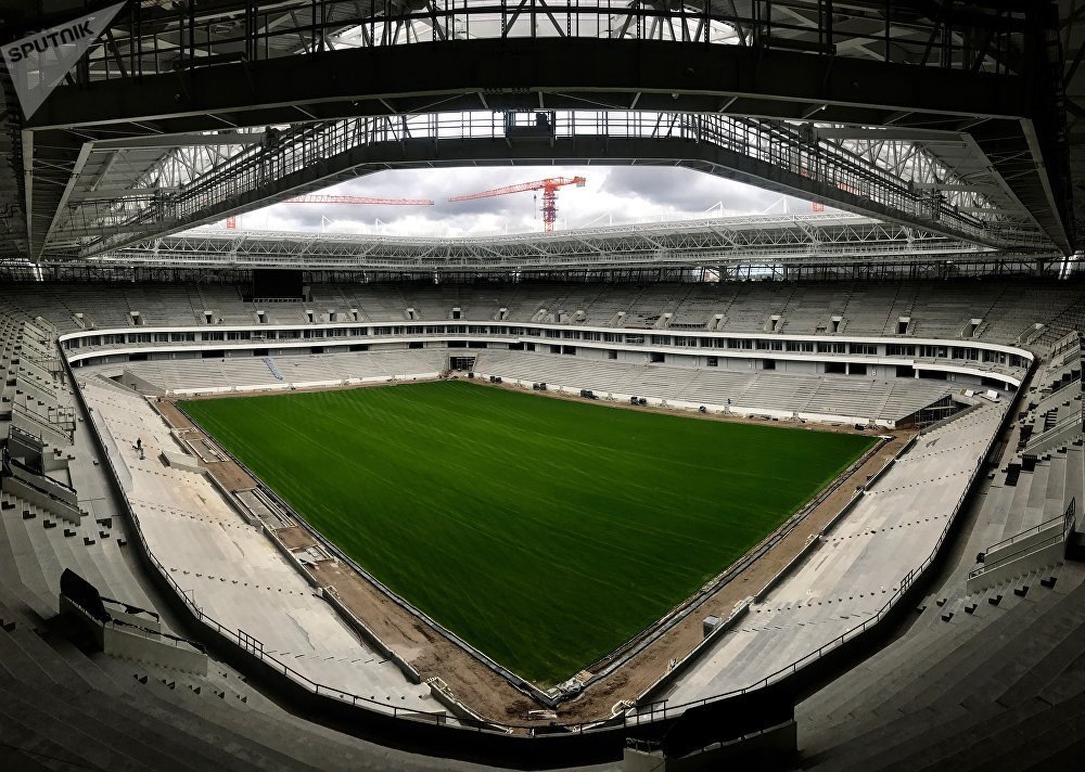 Ngắm 12 sân bóng tuyệt đẹp sẵn sàng phục vụ World Cup 2018