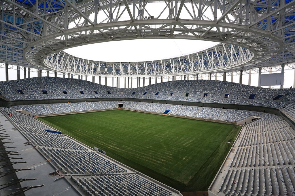 Ngắm 12 sân bóng tuyệt đẹp sẵn sàng phục vụ World Cup 2018