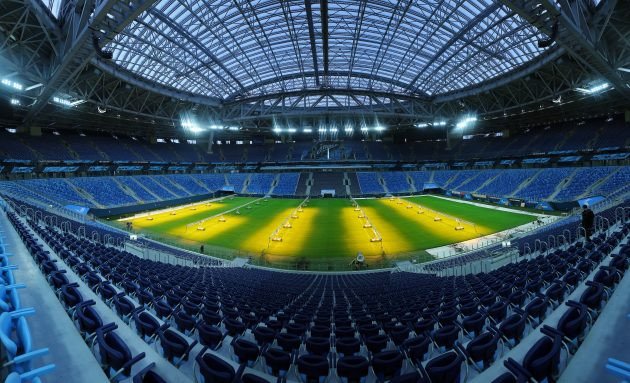 Ngắm 12 sân bóng tuyệt đẹp sẵn sàng phục vụ World Cup 2018