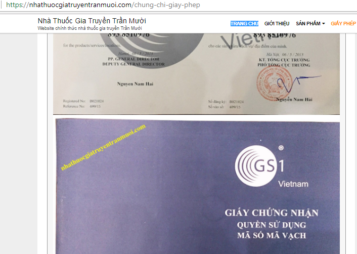 nha-thuoc-dong-y-tran-muoi-lua-dao-khach-hang-van-duoc-cap-hang-loat-giay-chung-nhan