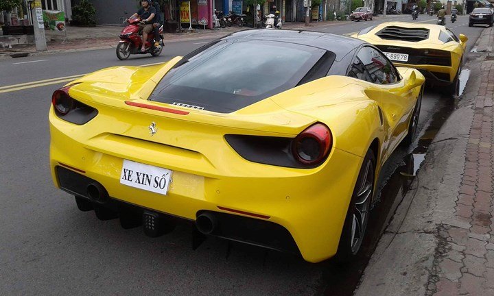 Đại gia đất Bình Dương âm thầm tậu siêu xe Ferrari 488 GTB