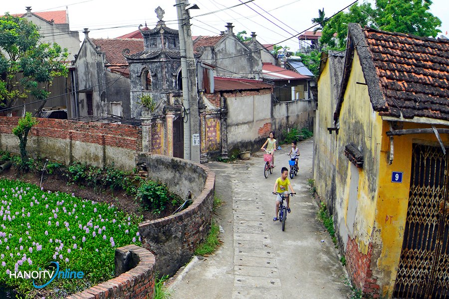Mầu xanh quê hương nơi ngoại thành Hà Nội