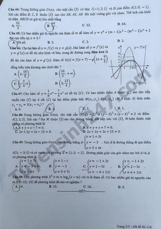 de-thi-va-dap-an-mon-toan-thpt-quoc-gia-2018-ma-de-116