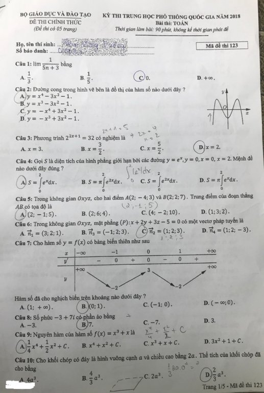 de-thi-va-dap-an-mon-toan-thpt-quoc-gia-2018-ma-de-123