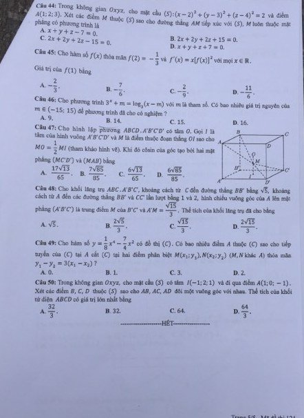 de-thi-va-dap-an-mon-toan-thpt-quoc-gia-2018-ma-de-124