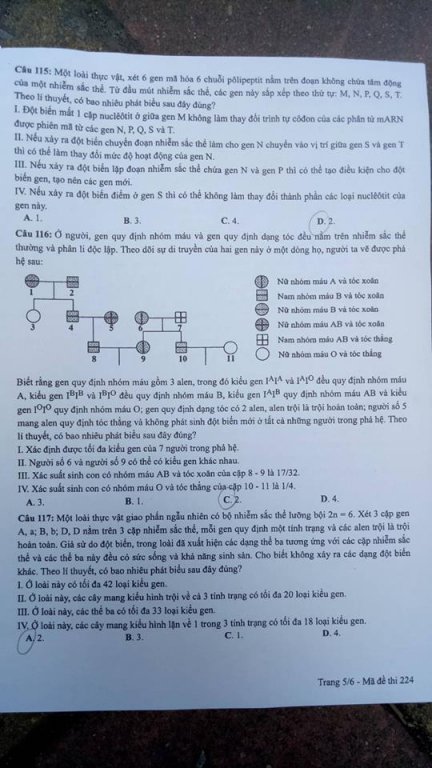 de-thi-va-dap-an-mon-sinh-ma-de-224-ky-thi-thpt-quoc-gia-2018