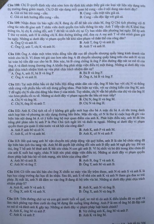 de-thi-va-dap-an-mon-giao-duc-cong-dan-ma-de-306-ky-thi-thpt-quoc-gia-2018