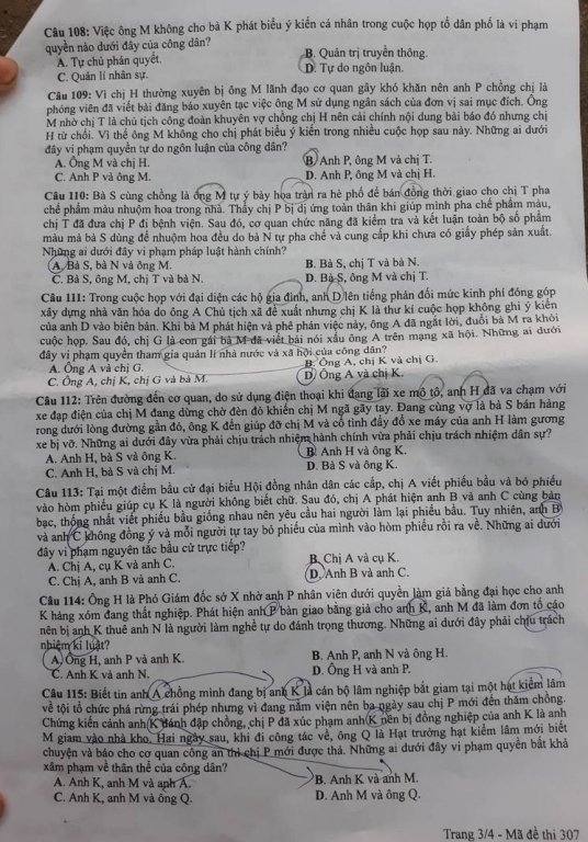 de-thi-va-dap-an-mon-giao-duc-cong-dan-ma-de-307-ky-thi-thpt-quoc-gia-2018