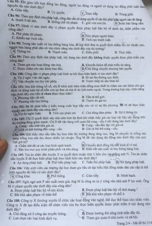 de-thi-va-dap-an-mon-giao-duc-cong-dan-ma-de-314-ky-thi-thpt-quoc-gia-2018