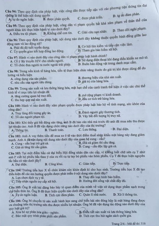 de-thi-va-dap-an-mon-giao-duc-cong-dan-ma-de-316-ky-thi-thpt-quoc-gia-2018