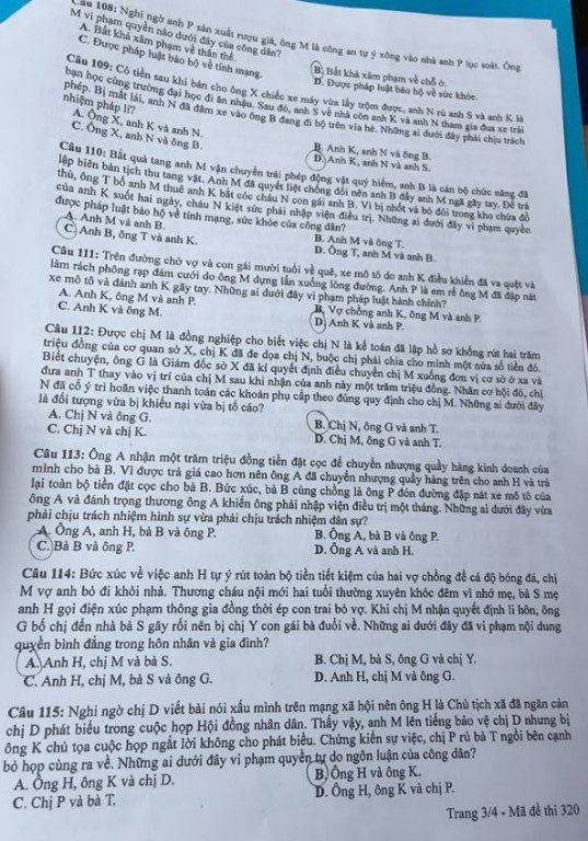de-thi-va-dap-an-mon-giao-duc-cong-dan-ma-de-320-ky-thi-thpt-quoc-gia-2018