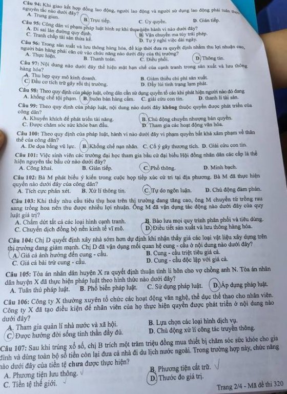 de-thi-va-dap-an-mon-giao-duc-cong-dan-ma-de-320-ky-thi-thpt-quoc-gia-2018