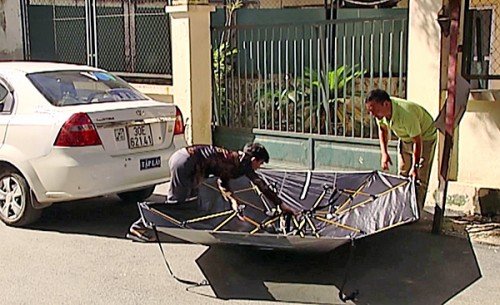Cánh lái xe Hà Nội tìm 