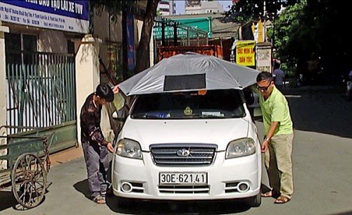 Cánh lái xe Hà Nội tìm 