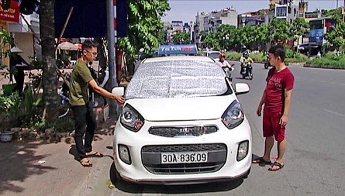 Cánh lái xe Hà Nội tìm 