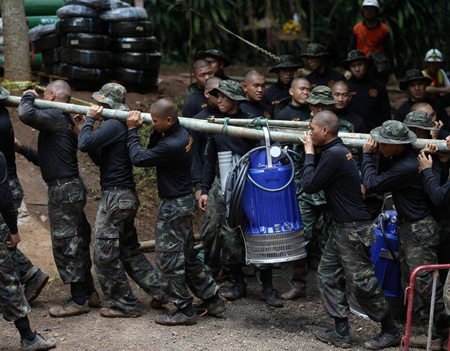 Ảnh: Sức mạnh tập thể làm nên kỳ tích giải cứu đội bóng nhí Thái Lan