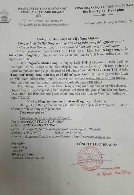 tin-moi-vu-luat-su-de-nghi-ngo-bai-nghi-csgt-thai-binh-lam-luat