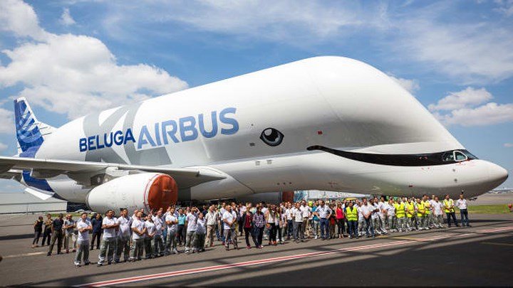 Airbus ra mắt máy bay cá voi trắng khổng lồ Beluga XL