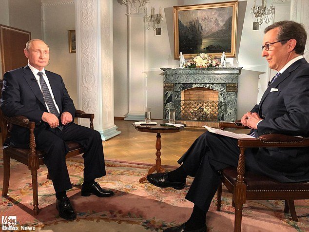 Tổng thống Putin nổi giận với người dẫn chương trình của Fox News