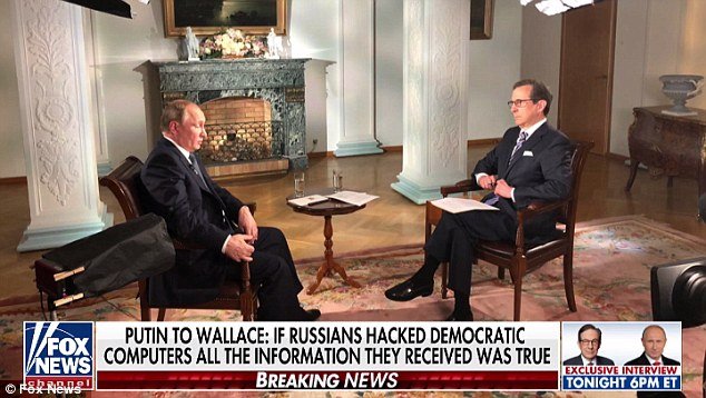 Tổng thống Putin nổi giận với người dẫn chương trình của Fox News