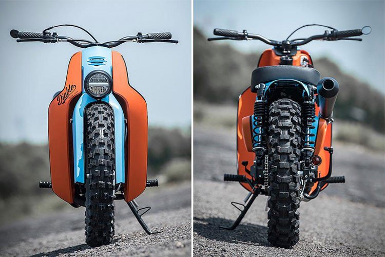 Honda Super Cub 110 độ scrambler cực chất tại Thái Lan