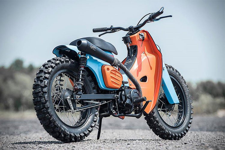 Honda Super Cub 110 độ scrambler cực chất tại Thái Lan