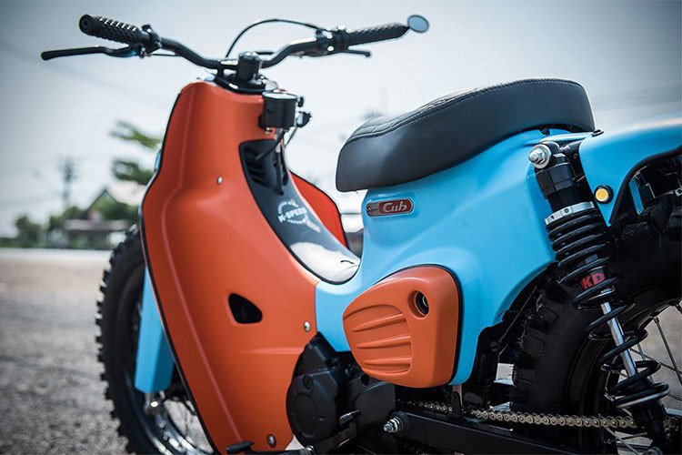 Honda Super Cub 110 độ scrambler cực chất tại Thái Lan