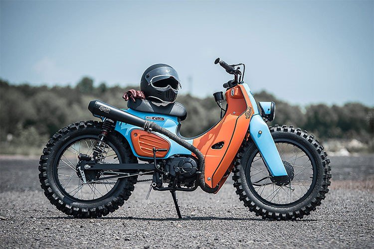 Honda Super Cub 110 độ scrambler cực chất tại Thái Lan