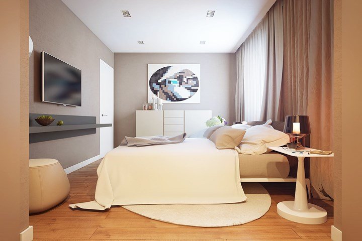 Nội thất nhà có màu sắc sống động tạo ấn tượng đẹp mắt