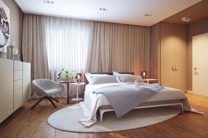 Nội thất nhà có màu sắc sống động tạo ấn tượng đẹp mắt