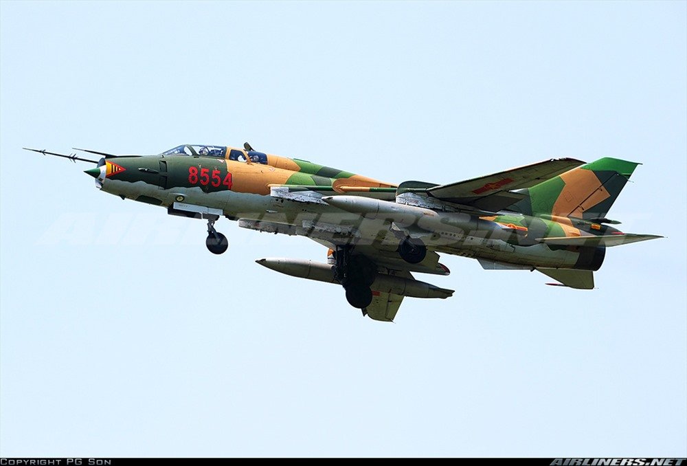 Su-22UM3 - phiên bản máy bay huấn luyện, tương tự như Su-22UM, được xuất khẩu ra nước ngoài. Tổng cộng, Nga đã sản xuất 4 chiếc cho Hungary trong giai đoạn 1981-1982. - Ảnh: topwar.ru