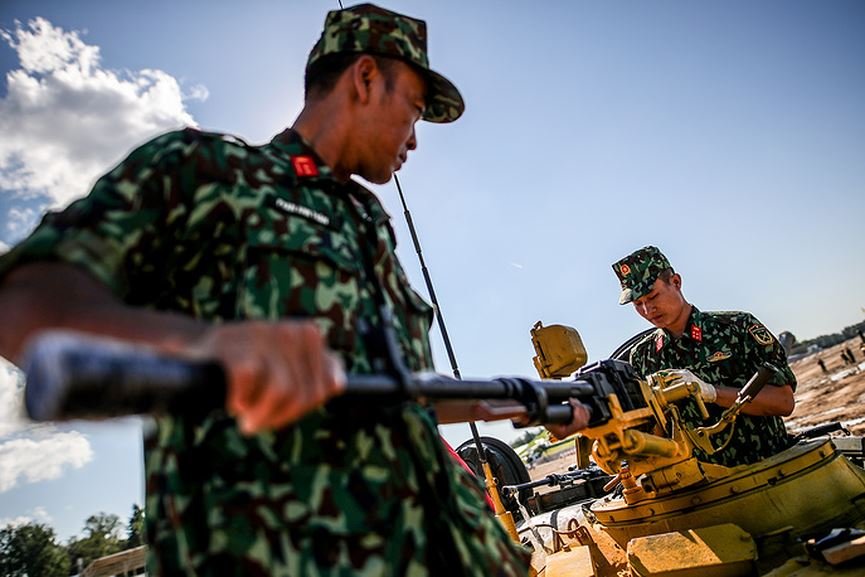 Binh sĩ Việt Nam, Syria khoe tài tại giải đấu xe tăng đầy kịch tính