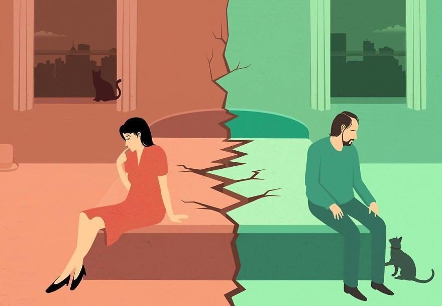 Những bức tranh lột tả chính xác cuộc sống hiện đại, ai nhìn cũng thấy một phần của mình trong đó
