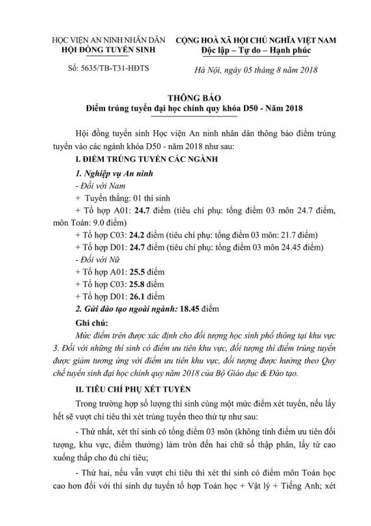 diem-chuan-2018-hoc-vien-an-ninh-nhan-dan