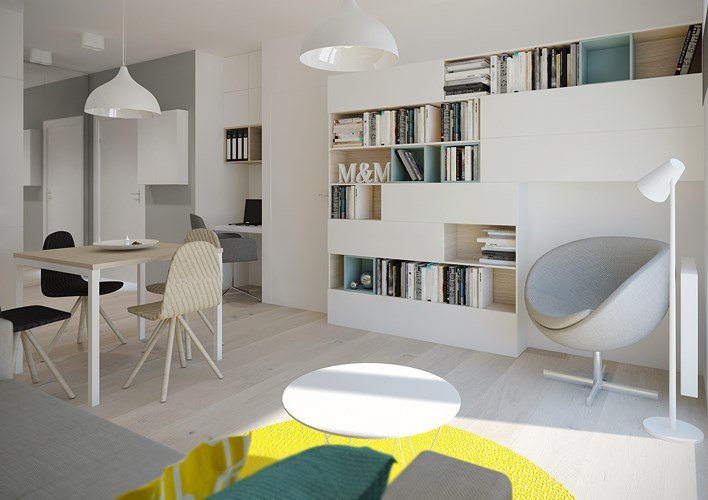 Căn hộ 41m2 dành cho cặp vợ chồng trẻ