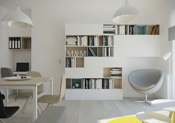 Căn hộ 41m2 dành cho cặp vợ chồng trẻ